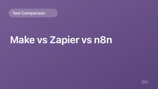 Make vs Zapier vs n8n: Automation Tool Showdown